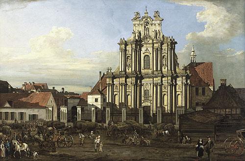 Bernardo Bellotto Visitationist Church in Warsaw France oil painting art